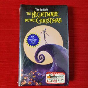 *FACTORY SEALED*  Nightmare Before Christmas VHS Tape Movie **NEW**